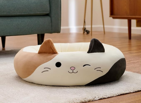 Squishmallow Cam The Calico Cat dog Bed